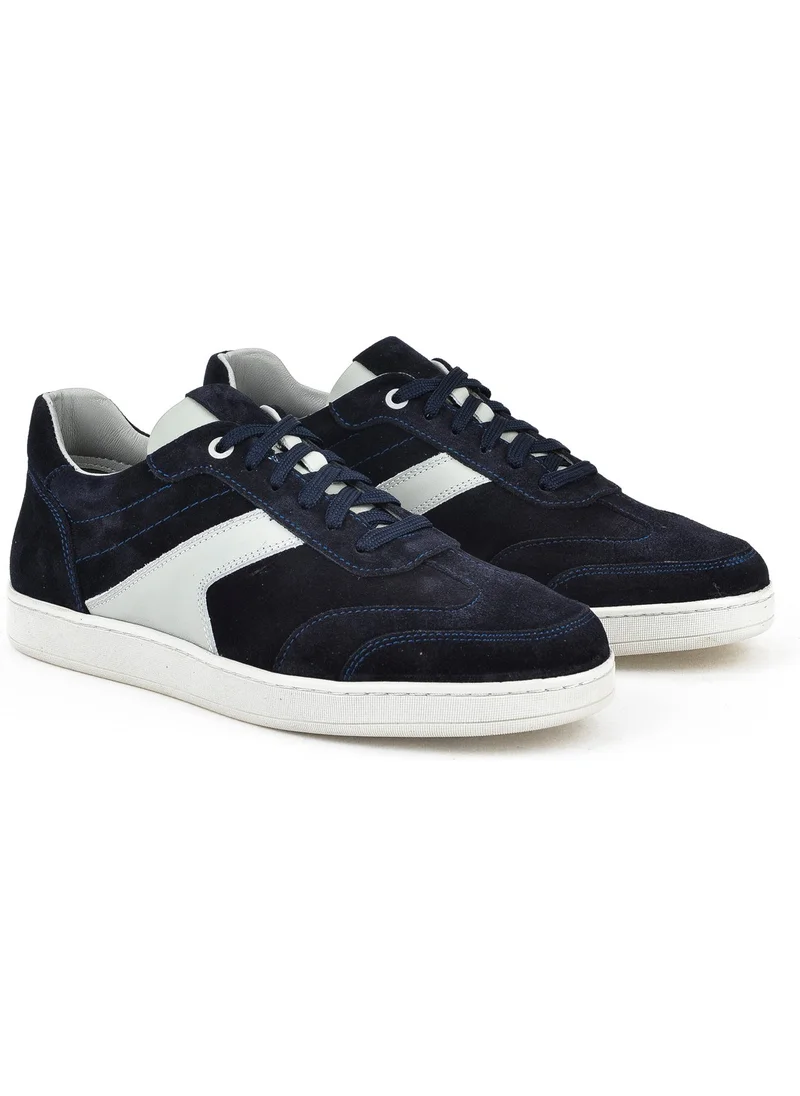 Ziya Men's Leather Sneaker 151983ZX30 Navy Blue