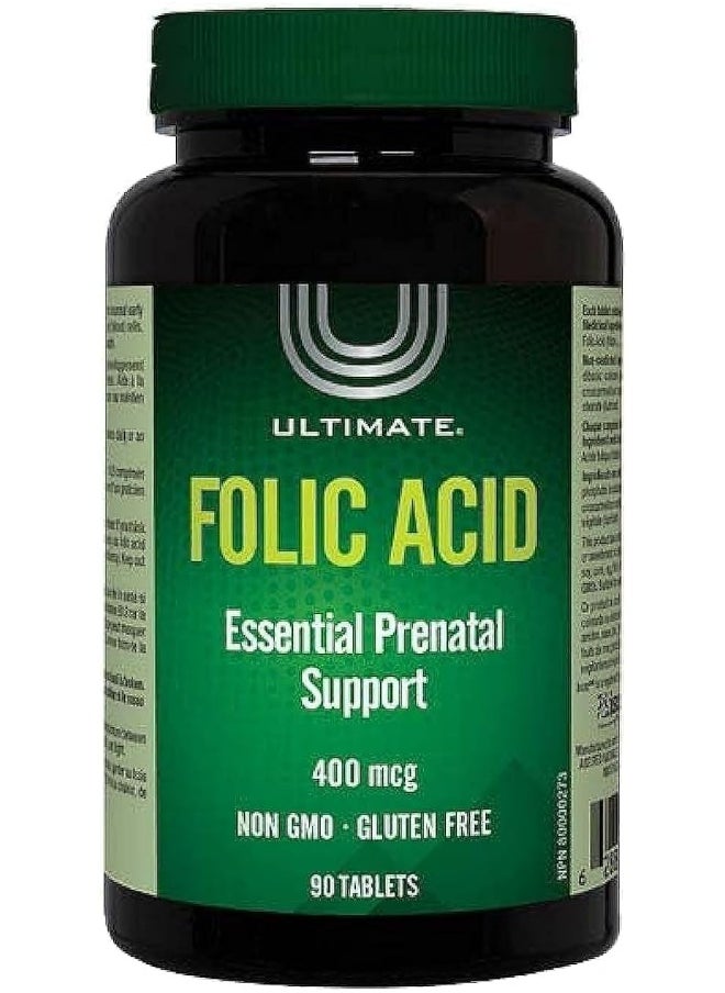 Ultimate Ultimate Folic Acid Essential Prenatal | Folic Acid 400 mcg For Women  - Image 1
