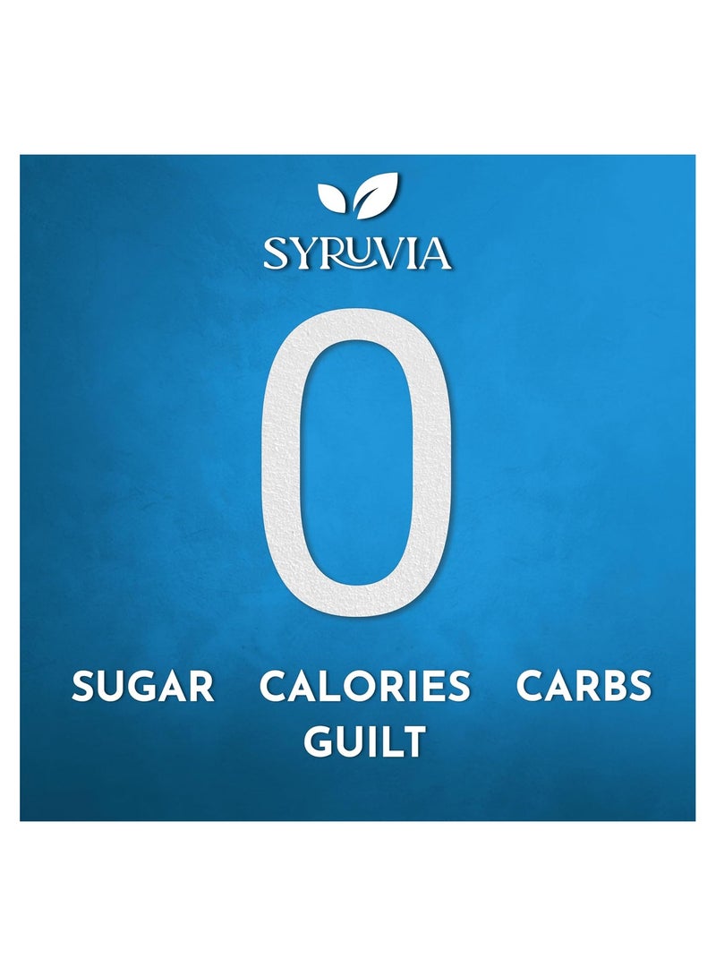 Syruvia Syruvia Sugar-Free Blue Curacao Syrup -750 ml Premium Coffee Flavoring Syrup. 0 Calories, Kosher, and Gluten-Free. Perfect for Drinks, Sodas, Shakes, Desserts, and More.  - Image 5