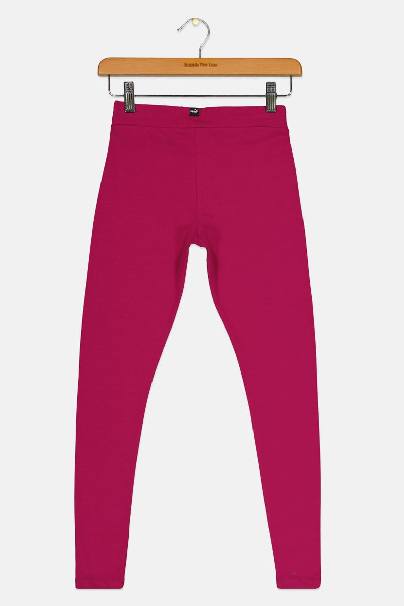 PUMA ليجنز خارجية مطبوعة للأطفال الفتيات، وردي فوشيا - Image 2