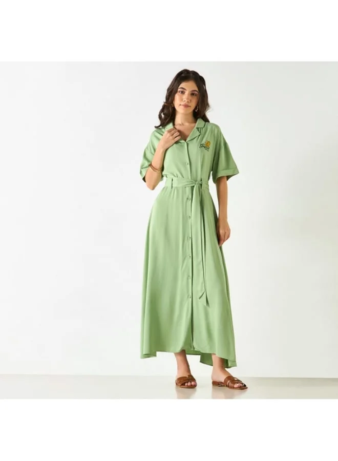 SP Characters Belted A-Line Dress