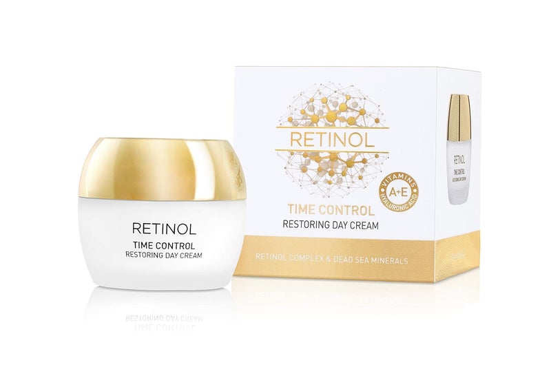 Edom Retinol Time Control Restoring Day Cream- Moisturizes & Hydrates Skin, Restoring Antioxidants, Smoothing The Appearance of Fine Lines and Wrinkles, Promoting Skin Natural Elasticity. 1.7 fl.oz