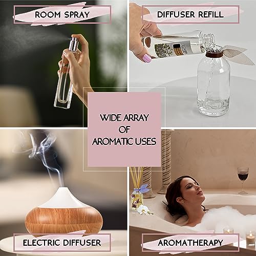 LOVSPA Amber Romance Diffuser Oil - Luxury Essential Oils for Diffuser Refill & Air Freshener Room Spray - Long-Lasting & Natural Home Fragrance, Scented Oil for Diffusers, USA Made, 4oz - Image 4