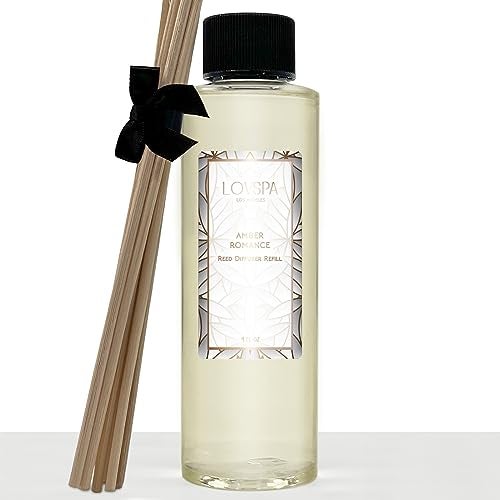 LOVSPA Amber Romance Diffuser Oil - Luxury Essential Oils for Diffuser Refill & Air Freshener Room Spray - Long-Lasting & Natural Home Fragrance, Scented Oil for Diffusers, USA Made, 4oz - Image 1