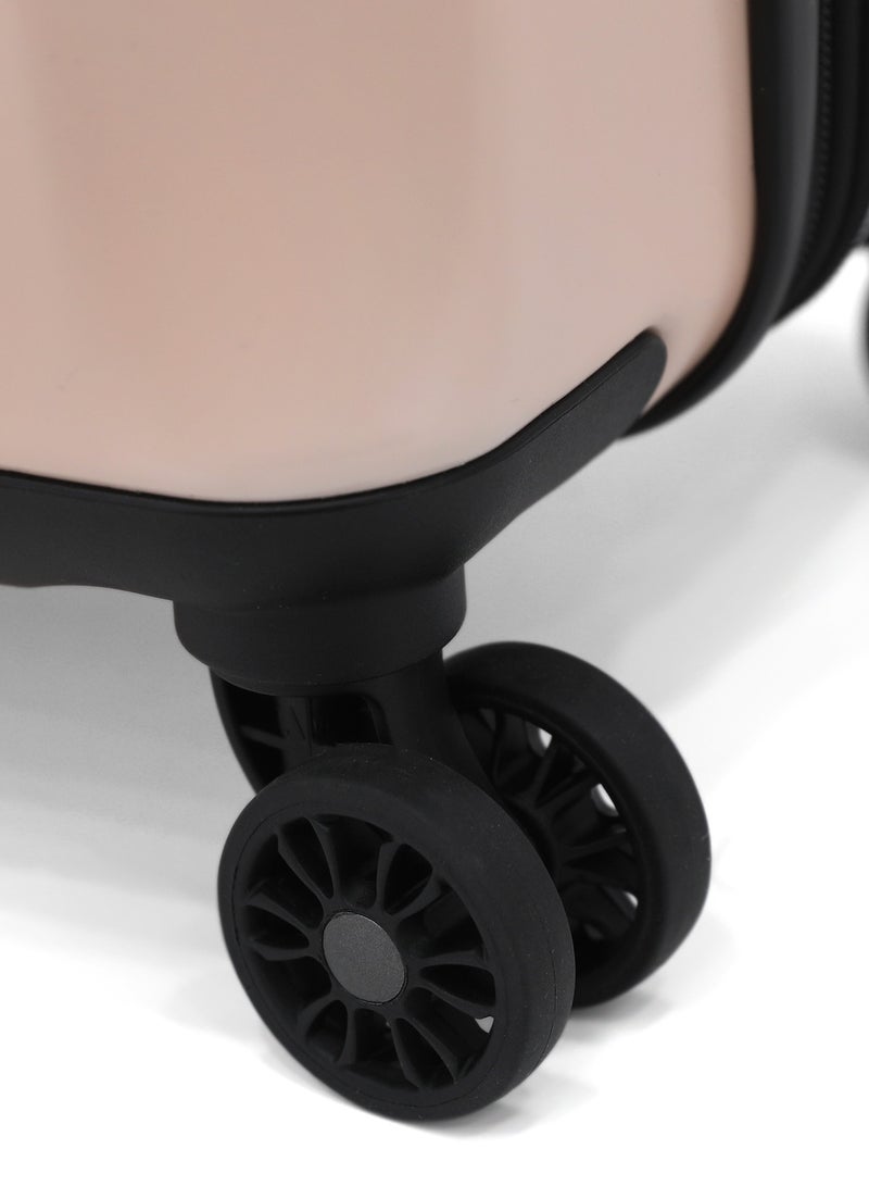 دكني طقم حقائب سفر  ثلاث قطع صلبة بعجلات دوارة - Image 3