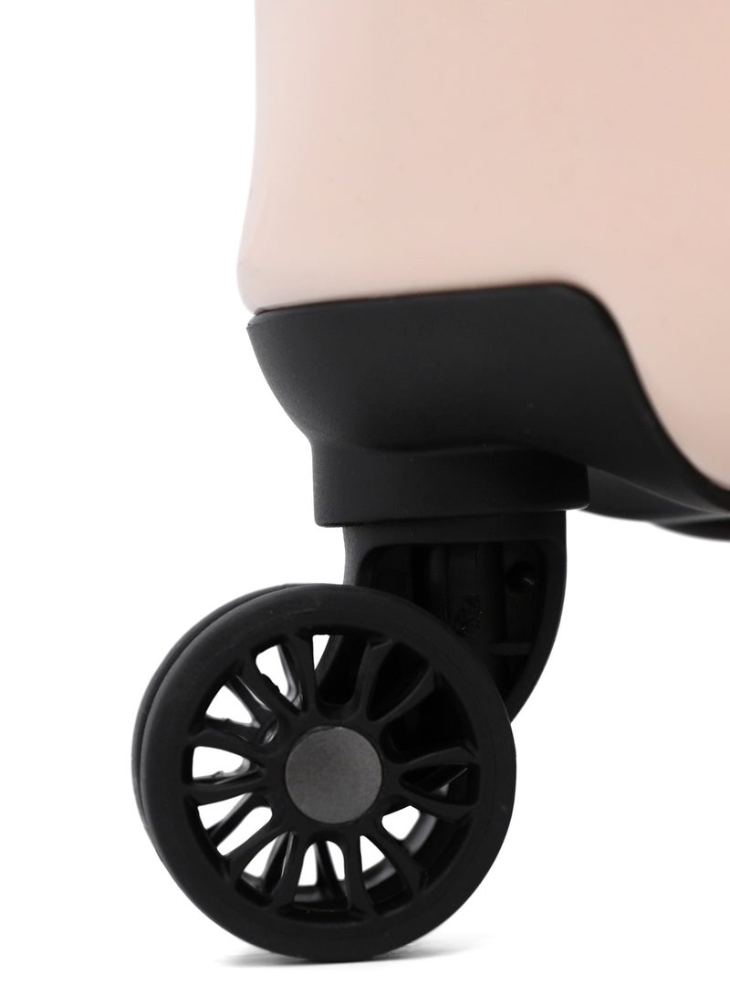 دكني طقم حقائب سفر  ثلاث قطع صلبة بعجلات دوارة - Image 4