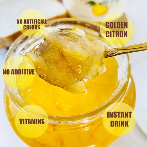 Apexy Authentic Korean Honey Citron Tea With Ginger, Citron Tea, Just Add Hot Water, Yuzu Marmalade, Yuzu for Salad, Citron Spread, No Artificial Colors, Versatile and Natural Delight, Made in KOREA 35.27oz (1kg). (Honey Citron With Ginger) - Image 4