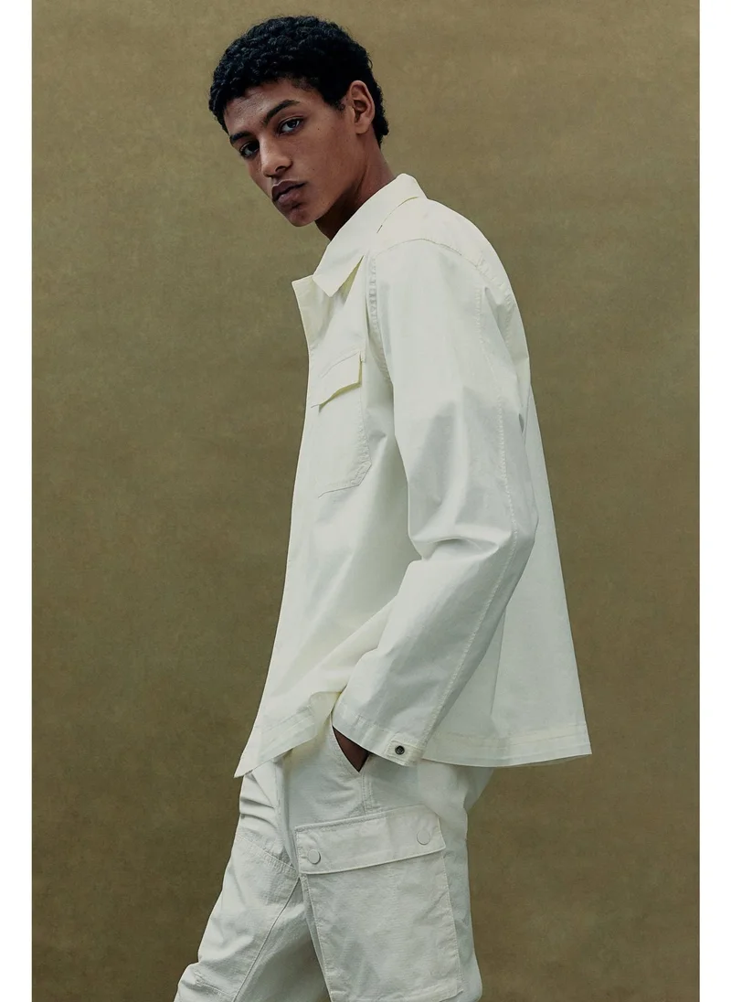 اتش اند ام Regular Fit Utility overshirt