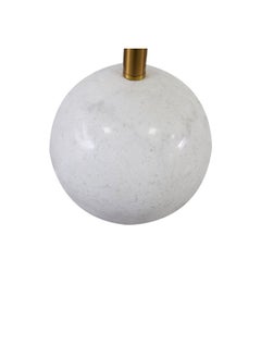 DANUBE HOME Trazo Round Side Table - Gold / White  - Image 3
