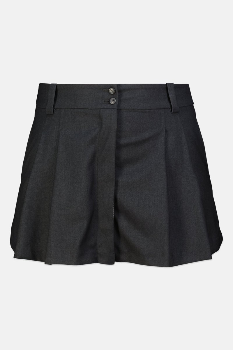 PINKO Women Plain Mini Skirt, Black - Image 2