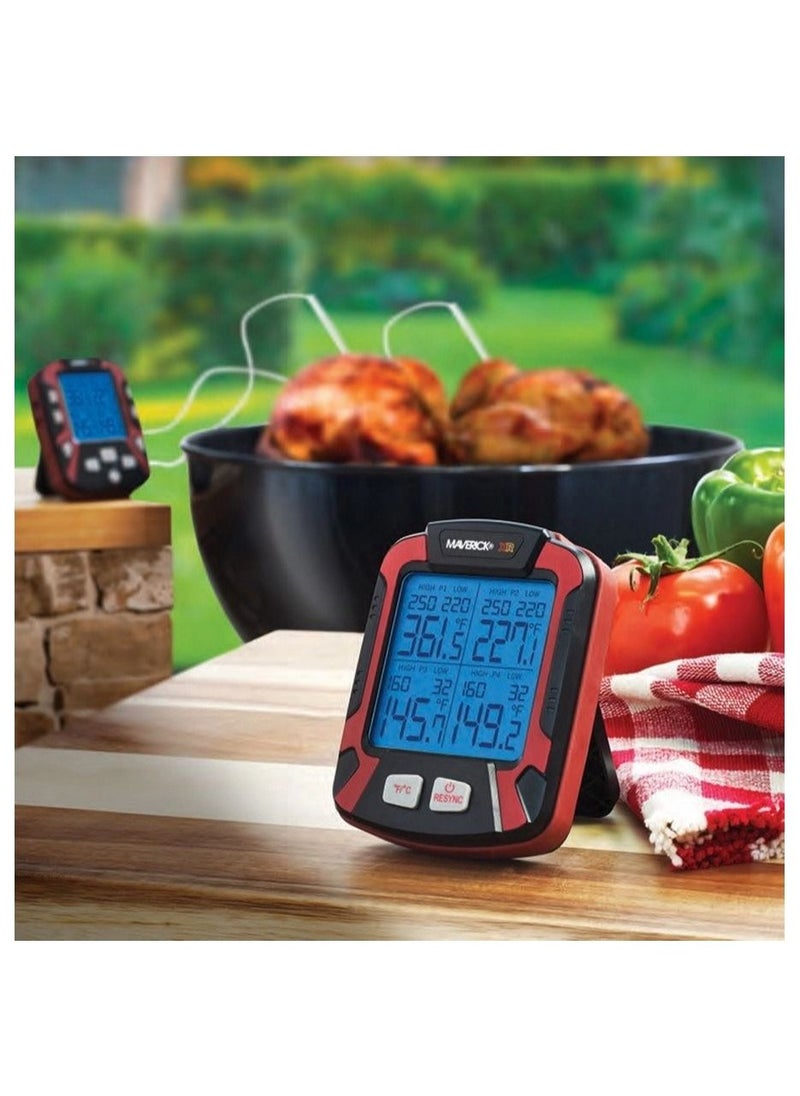Maverick - XR-50 Extended Range Digital Remote Wireless 4 Probe BBQ & Meat Thermometer - Image 1