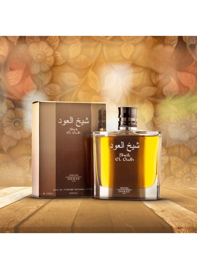 DERAY Sheikh Al Oud Perfume – Eau de Toilette – 100ml - Image 2
