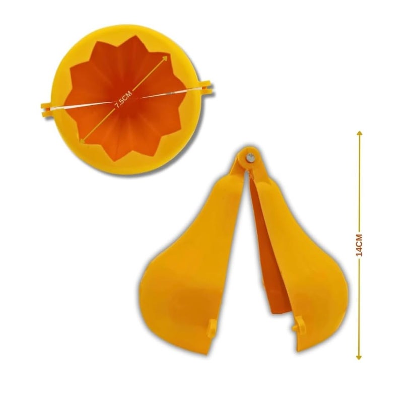 Skytail Plastic Sancha Modak Maker Press Molds for Ganpati Bappa Ganesh Chaturti Festival Decoration Chocolate Candy Filling Sweet Offerings Mithai Cake Cupcake Dumpling 1kg - Image 2