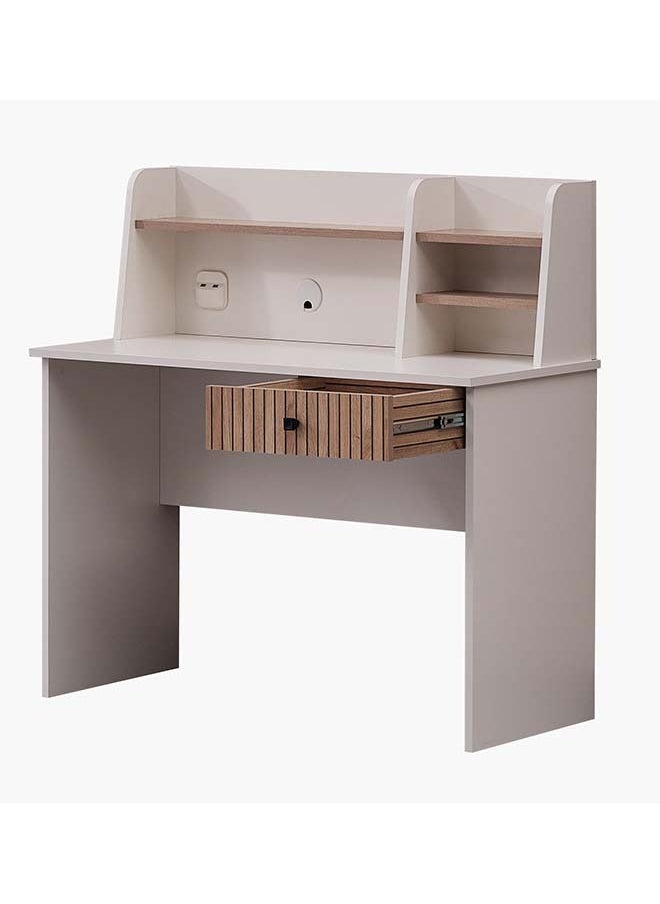 Home Box Polo Study Desk and Hutch with USB 50 x 110.5 x 110 cm  - Image 3