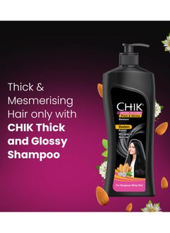 Chik Protein Solution Thick And Glossy Shampoo With The Goodness Of Badam Protein Bhringraj Oil And Black Tea For Gorgeous Shiny Hair For Men and Women 1L - pzsku/Z6997F9B91C010D100AEAZ/45/_/1710937392/6b429445-cb08-4181-aaab-2da32c267ef9