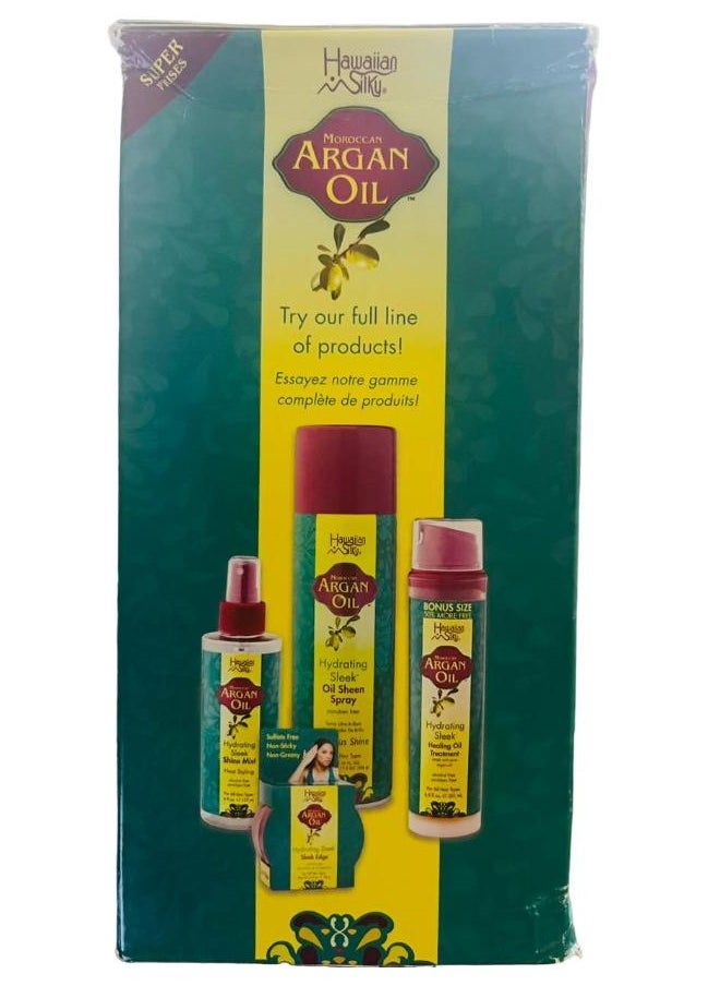 Hawaiian Silky Argan Oil Hydrating Sleek No Lye Relaxer Super 2 Application + 4 Retouches  - Image 2