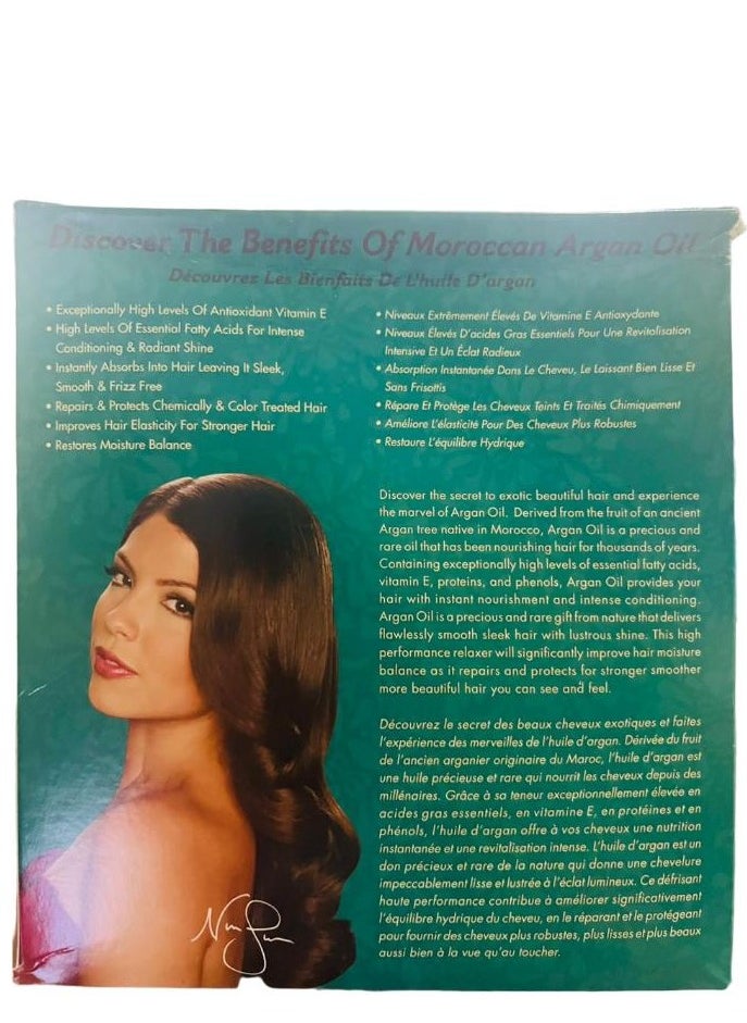 Hawaiian Silky Argan Oil Hydrating Sleek No Lye Relaxer Super 2 Application + 4 Retouches  - Image 3