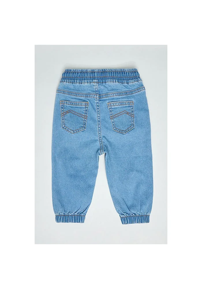 أر أند بي Washed Jogger Jeans with Drawstring Waist
