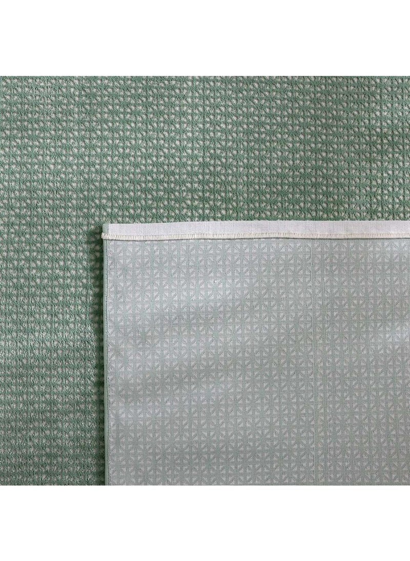 DANUBE HOME Modern Mose Rug  Polypropylene + Polyester Area Rug Floor Covering L300xW200cm-Green  - Image 3