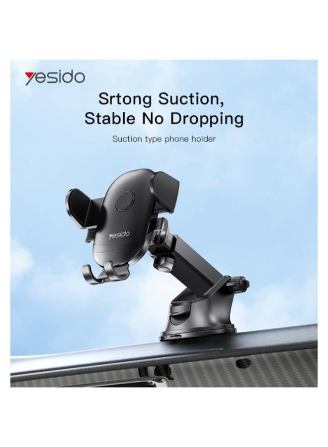Yesido C138 Universal Flexible Dash Dashboard Suction Cup Clamp Phone Holder For Car - Image 2