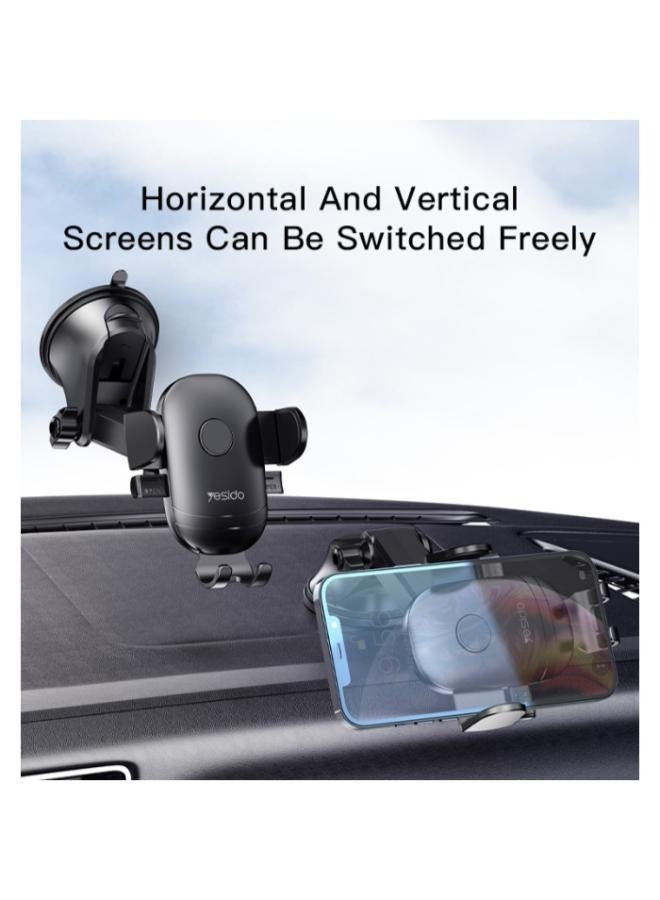 Yesido C138 Universal Flexible Dash Dashboard Suction Cup Clamp Phone Holder For Car - Image 3