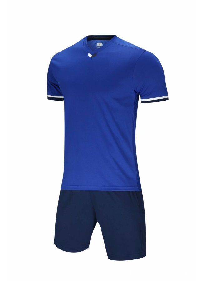 Color Blue Football Jersey - Image 1