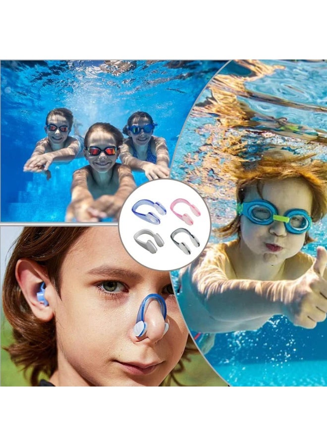MJZ 5 pcs Silicone Swimming Nose Clips, Waterproof Nose Protectors for Swimming Training, Snorkeling, Diving, and Bathing Nose Guard Comfortable Fit for Kids and Adults - Image 4