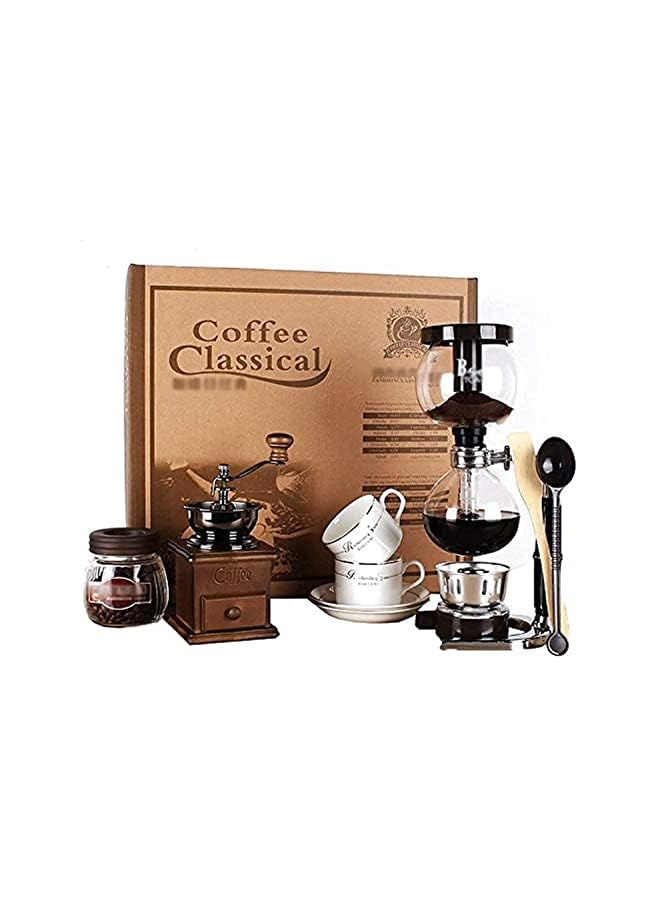 PROMASS Coffee Maker Set Syphon pot gift box Suit 3 cups, 39x14x44cm Vacuum Makers - Image 2