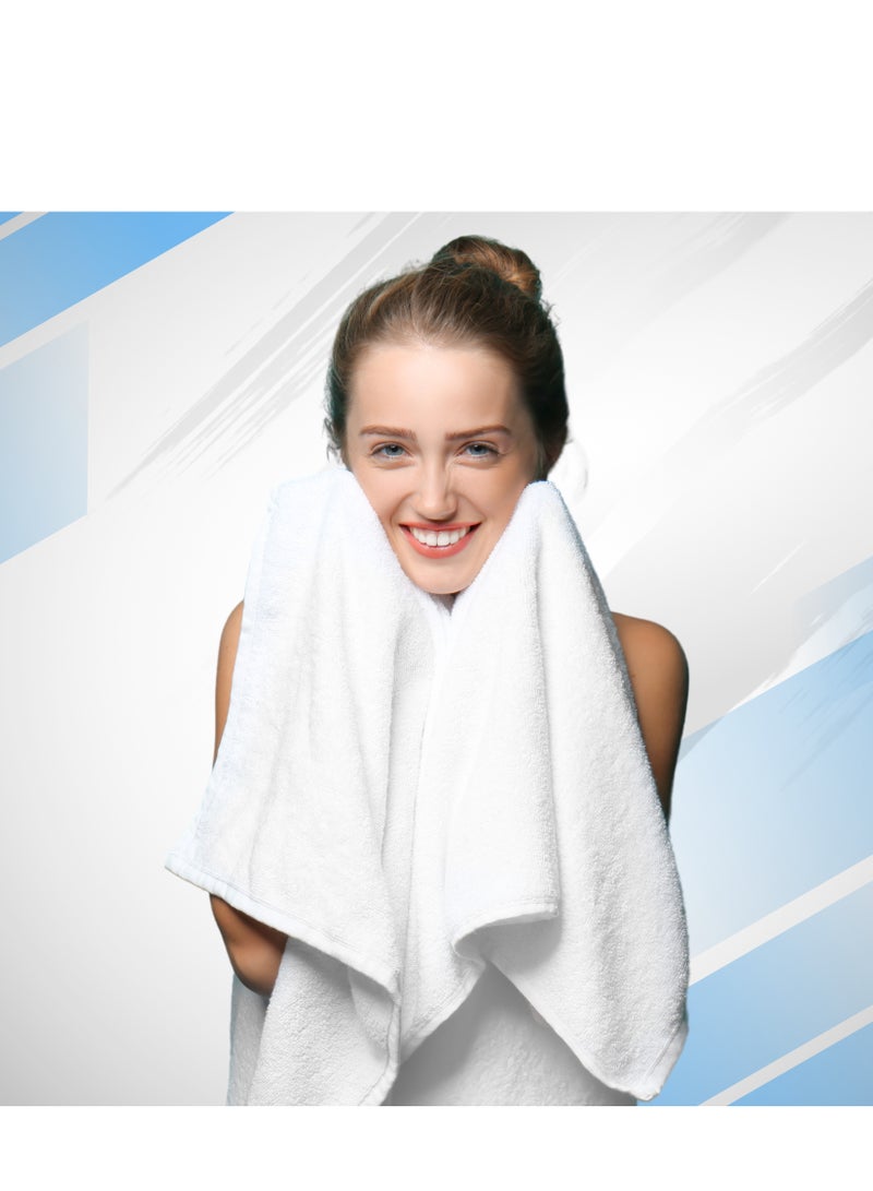 Infinitee Xclusives Premium Bath Towels Set Pack of 4-100% Ring Spun Cotton Towels - Red Bath Towels 68cm x 137cm - Soft Feel, Quick Dry, Highly Absorbent Durable Towels, Perfect for Daily Use by Infinitee Xclusives - Image 4