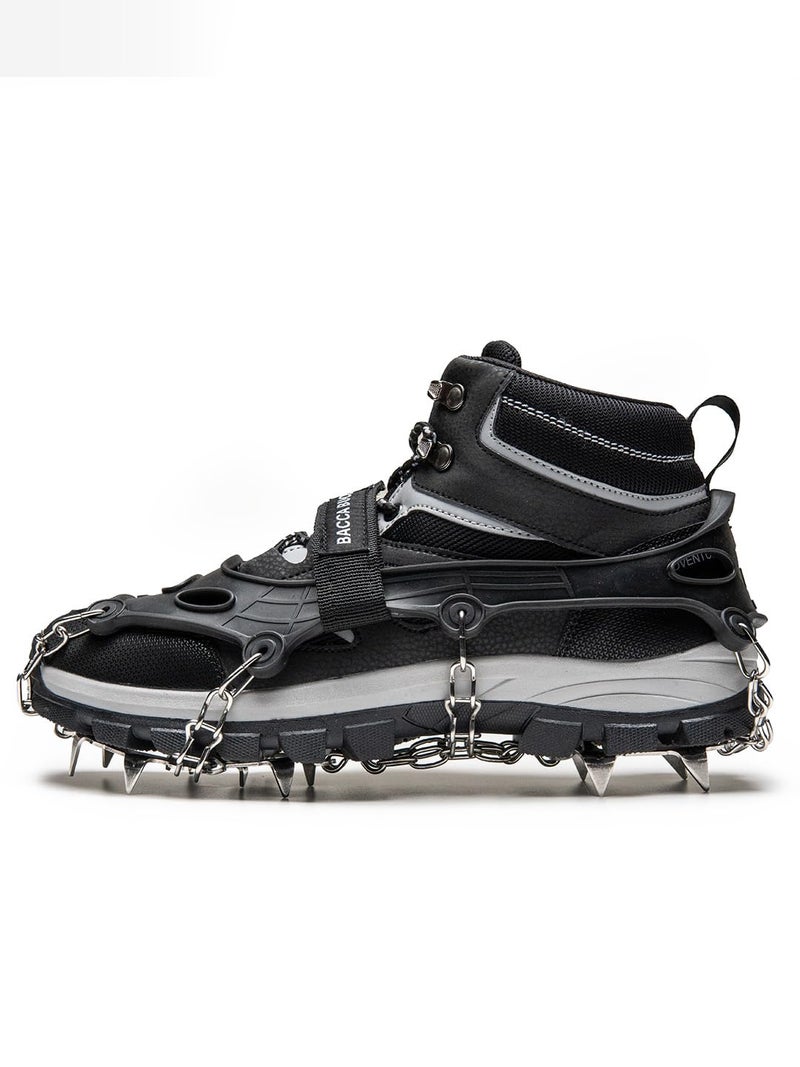Bacca Bucci SNOWLEX Ice Grippers – Stainless Steel Traction Cleats (ONLY Cleats) (Black, UK 6 to UK 9) - Image 2