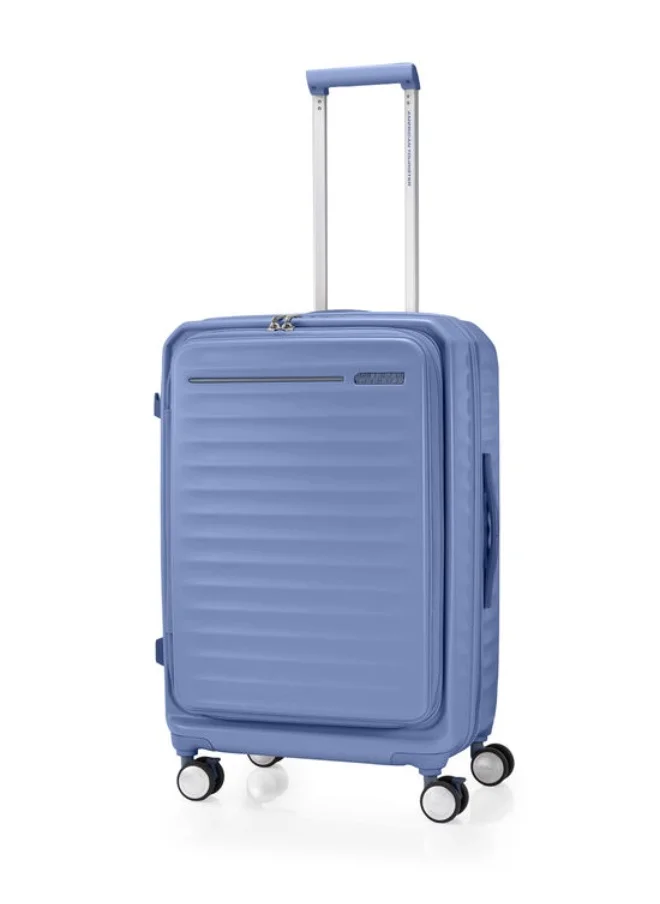 امريكان توريستر American Tourister Frontec Spinner 68 cm - Elemental Blue - 3 Years Global Warranty