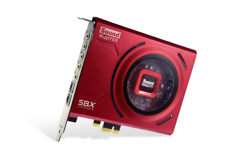 Creative بطاقة الصوت الداخلية Creative Sound Blaster Z SE PCI-e للألعاب وDAC، 24-بت / 192 كHz، 116 ديسيبل SNR، ASIO، مضخم سماعات 600 أوم، EQ ميكروفون، 5.1 منفصل / 7.1 افتراضي، يدعم Dolby Digital Live و DTS - Image 1