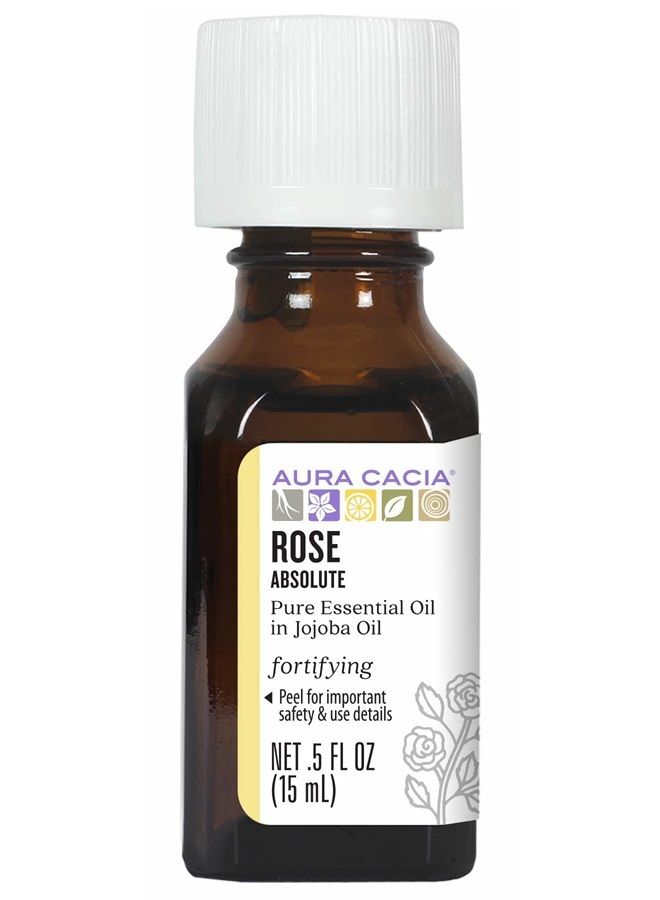 Aura Cacia Neroli In Jojoba Oil, 0.5 Ounce, Fresh, Comforting Floral Aroma, Sourced From Bitter Orange Tree Flowers - Image 1