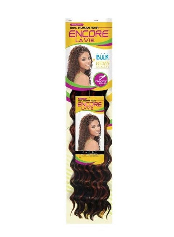 Janet Collection Human Hair Quality Premium Fiber Encore Lavie New Deep Bulk 18" (3PC4/27/30) - Image 1
