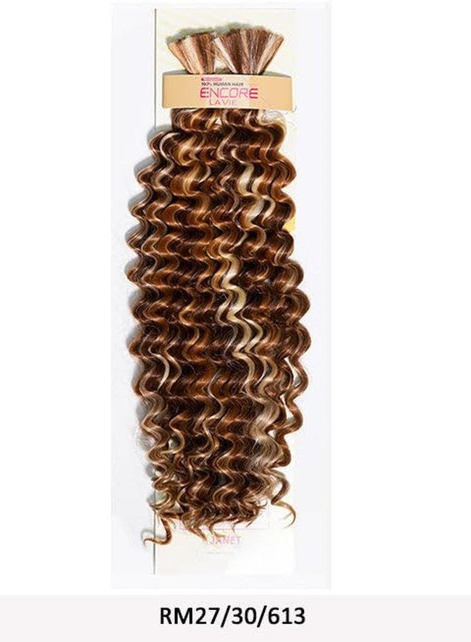 Janet Collection Human Hair Quality Premium Fiber Encore Lavie New Deep Bulk 18" (3PC4/27/30) - Image 4
