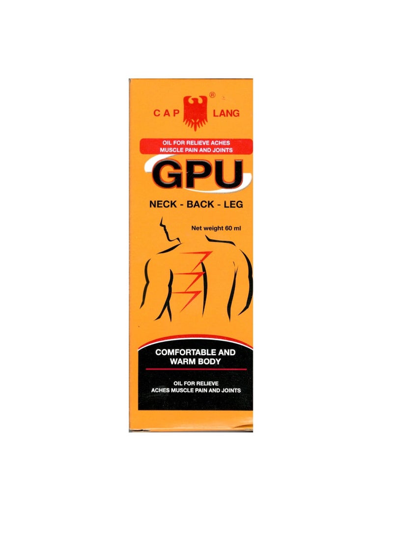 CAP LANG GPU Oil For Relieve Aches Muscle Pain And Joints - 60 ml - Image 3