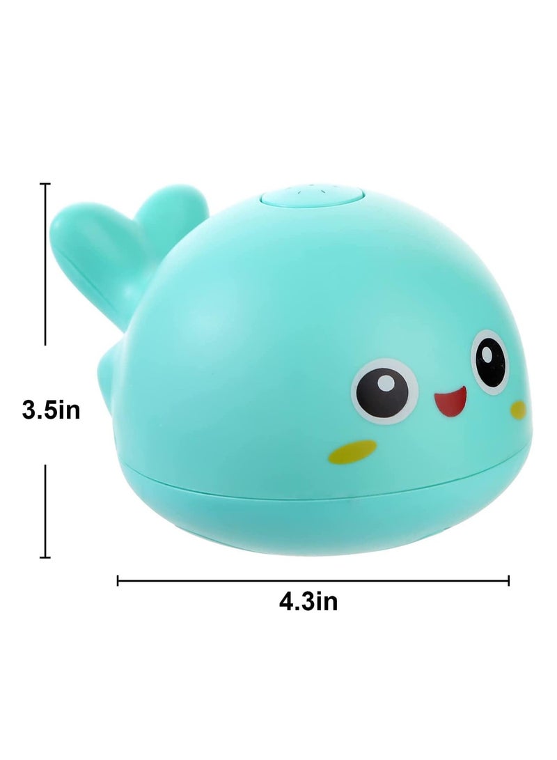Baby Bath Toys Baby Toys Whale Light Up Bath Toys, Sprinkler Bathtub Toys for Toddlers Infant Kids Boys Girls, Spray Water Bath Toy, Pool Bathroom Baby Toy - Image 5