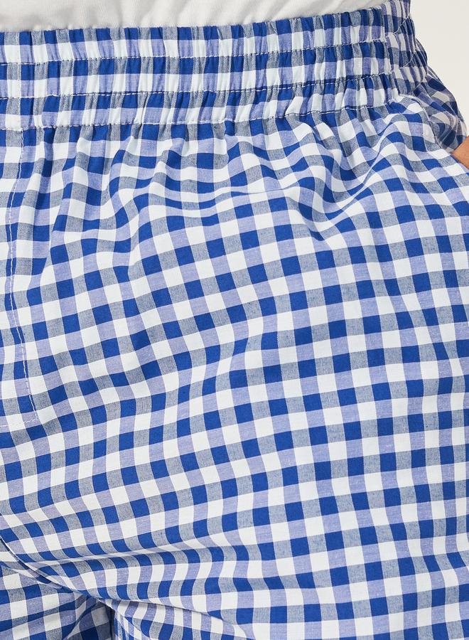 Styli Pack of 2 - Checked Assorted Woven Boxers  - Image 4
