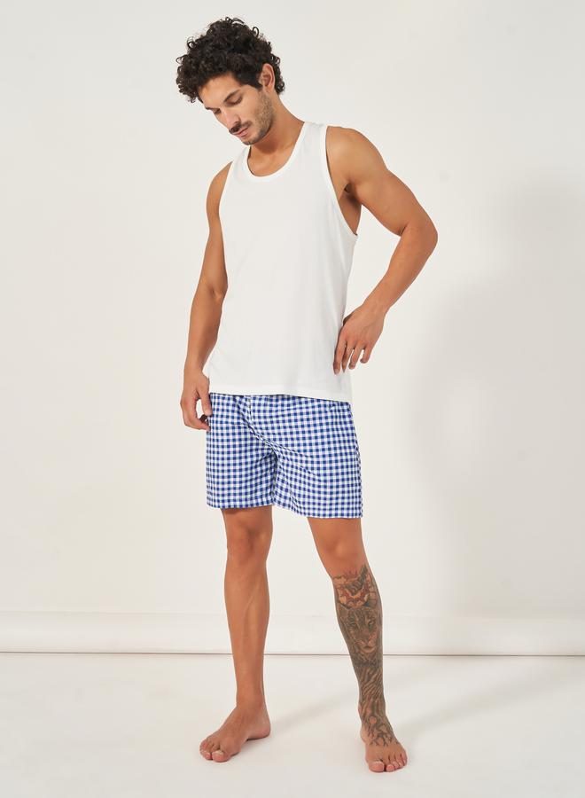 Styli Pack of 2 - Checked Assorted Woven Boxers  - Image 3