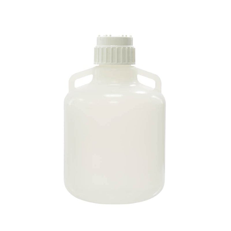Labvida 10L (2.5 Gallons) Round Carboys with Handles,Molded Graduations, Autoclavable PP Material, Heavy Duty Water Can, Lab, Home, Travel Liquid Storage, LVAA001 - Image 1