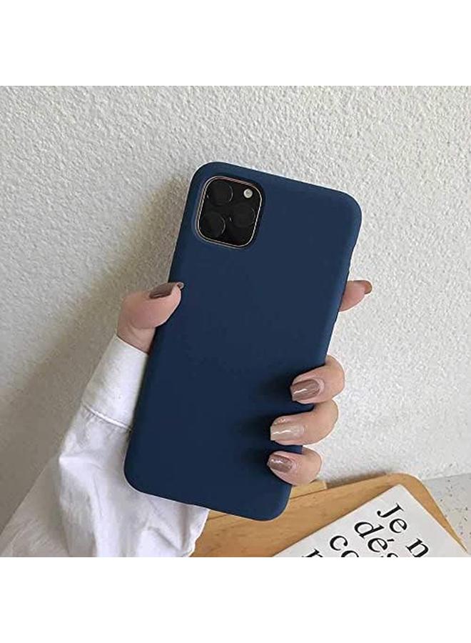 3إي غطاء حماية بلاستيكي ناعم غير لامع من مادة TPU لهاتف آيفون 11 برو ماكس أزرق داكن - Image 5