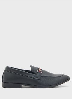 Robert Wood Webbing Detail Formal Loafer Slip Ons  - Image 1