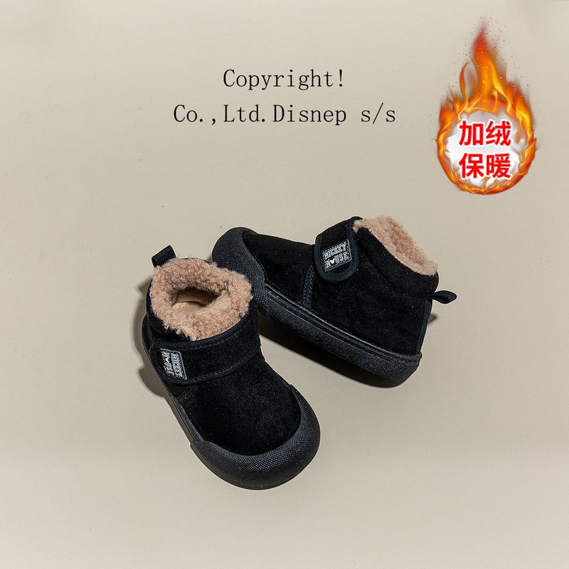 Winter Children'S Casual Shoes For Boys And Girls, Fleece-Lined And Thickened, Fashionable And Trendy Cotton Shoes - Image 4