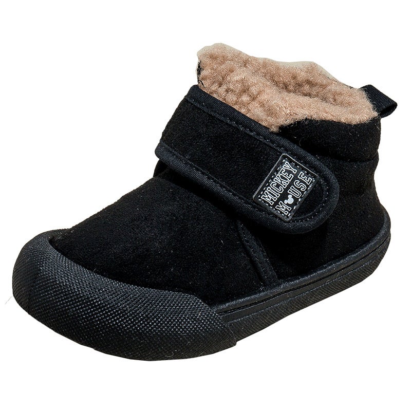 Winter Children'S Casual Shoes For Boys And Girls, Fleece-Lined And Thickened, Fashionable And Trendy Cotton Shoes - Image 1