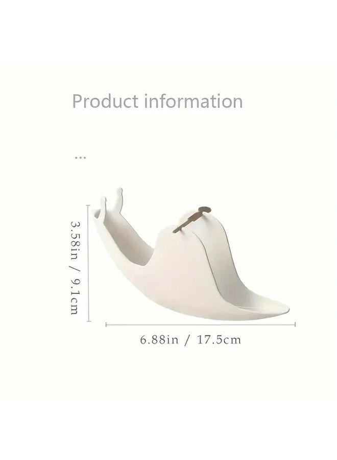 Black Snail Incense Holder Cute Home Decor Durable Plastic Ash Catcher - Image 3