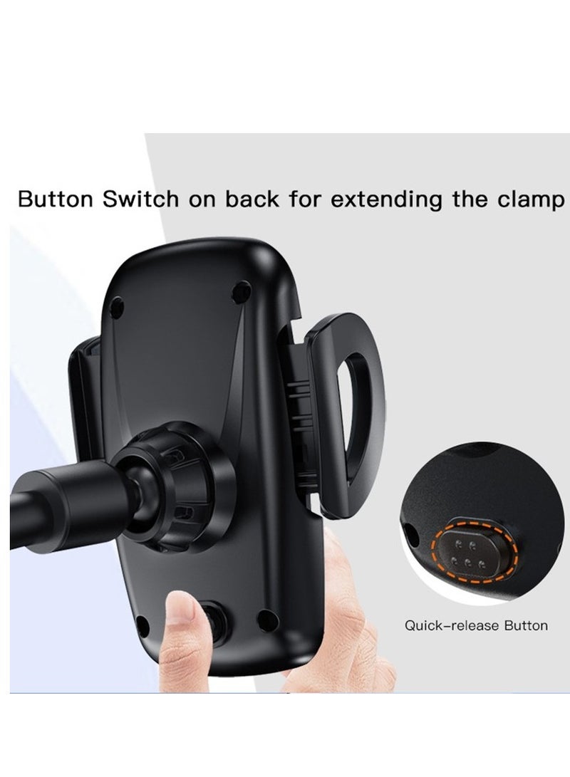 Yesido C108 360 Degree Rotation Car Windshield Suction Cup Phone Holder (Black) - Image 5