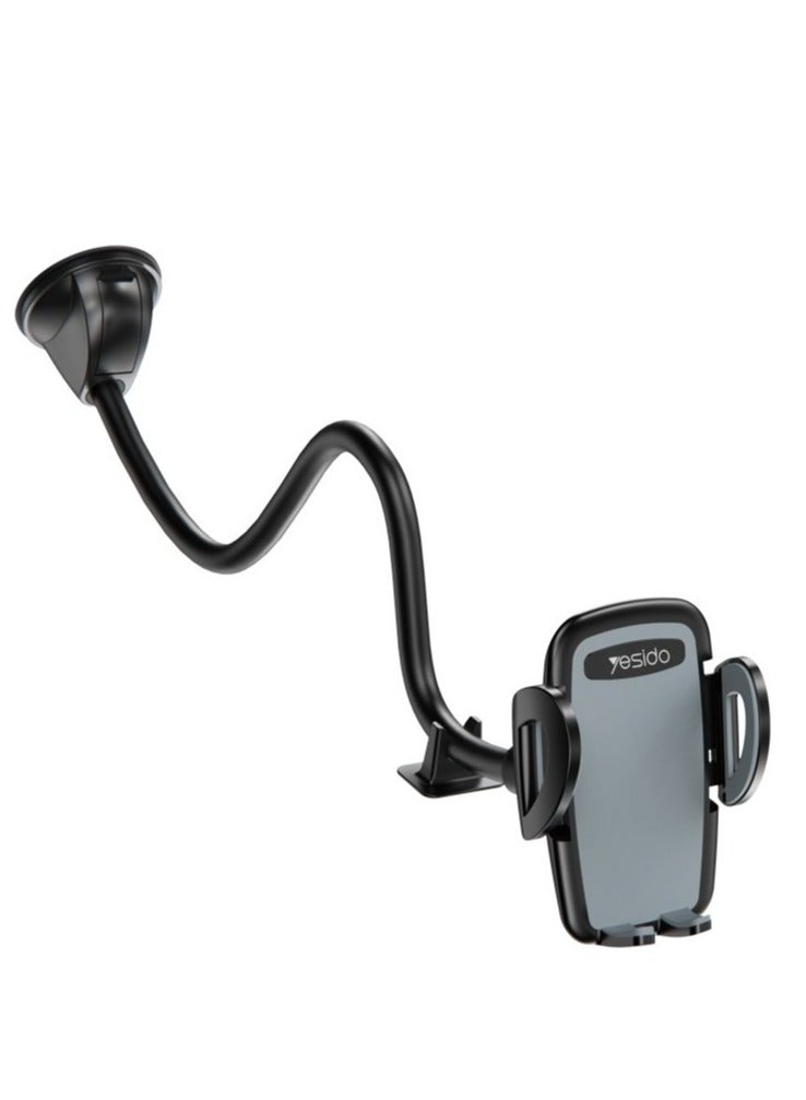 Yesido C108 360 Degree Rotation Car Windshield Suction Cup Phone Holder (Black) - Image 1