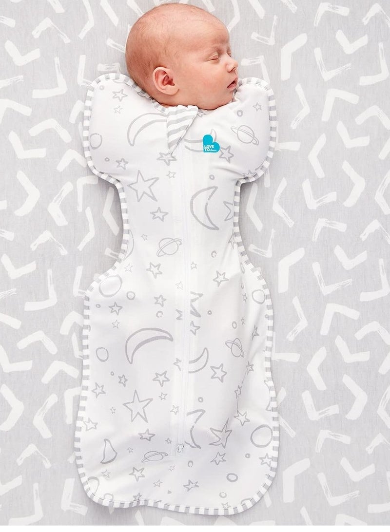 Love to Dream Swaddle UP, Silky-Lux 1.0 TOG, Super Soft, Luxurious 100% Viscose from Bamboo, Allow Baby to Sleep in Their Preferred Arms Up Position, Snug Fit Calms Moro Reflex, Cream, 13-19lbs - Image 4