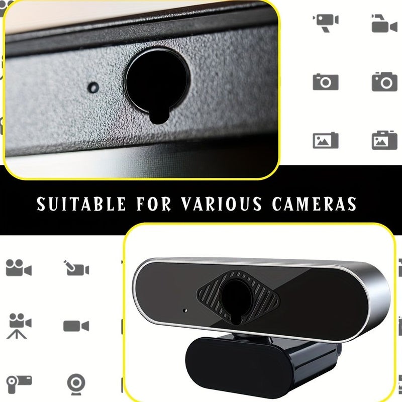 66 Pcs Black Matte Privacy Webcam Stickers for Laptop Smartphone Tablet PC, Reusable Easy Apply Remove - Image 4