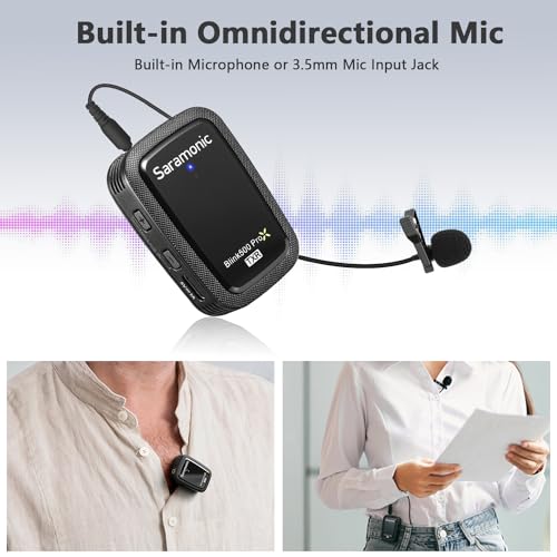 Saramonic Blink 500 Prox B2R 2-Person Wireless Clip-On Microphone System with On-Board Recording & Lavaliers - Image 3
